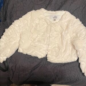 Girls Cream dressy Jacket